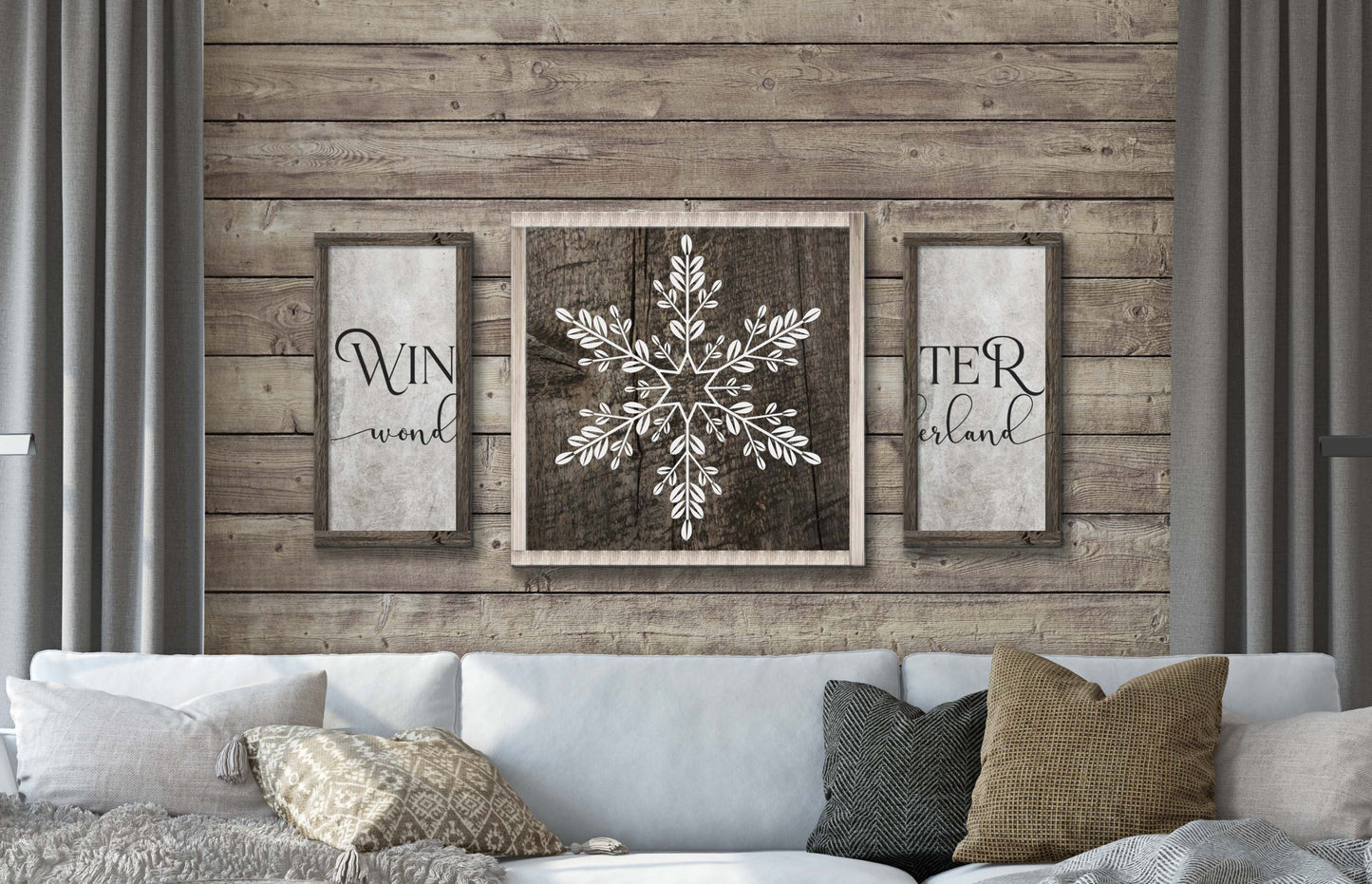 SILVER SNOWFLAKE TRIO