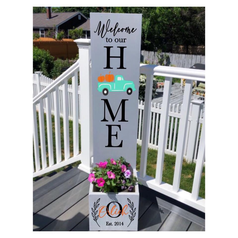 Porch Welcome Planter