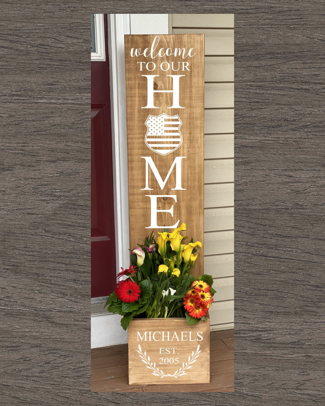 Porch Welcome Planter