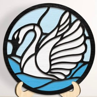 Faux Stained Glass Sun Catchers