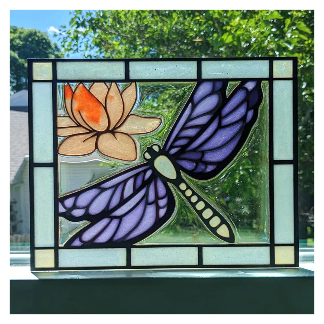 Faux Stained Glass Sun Catchers