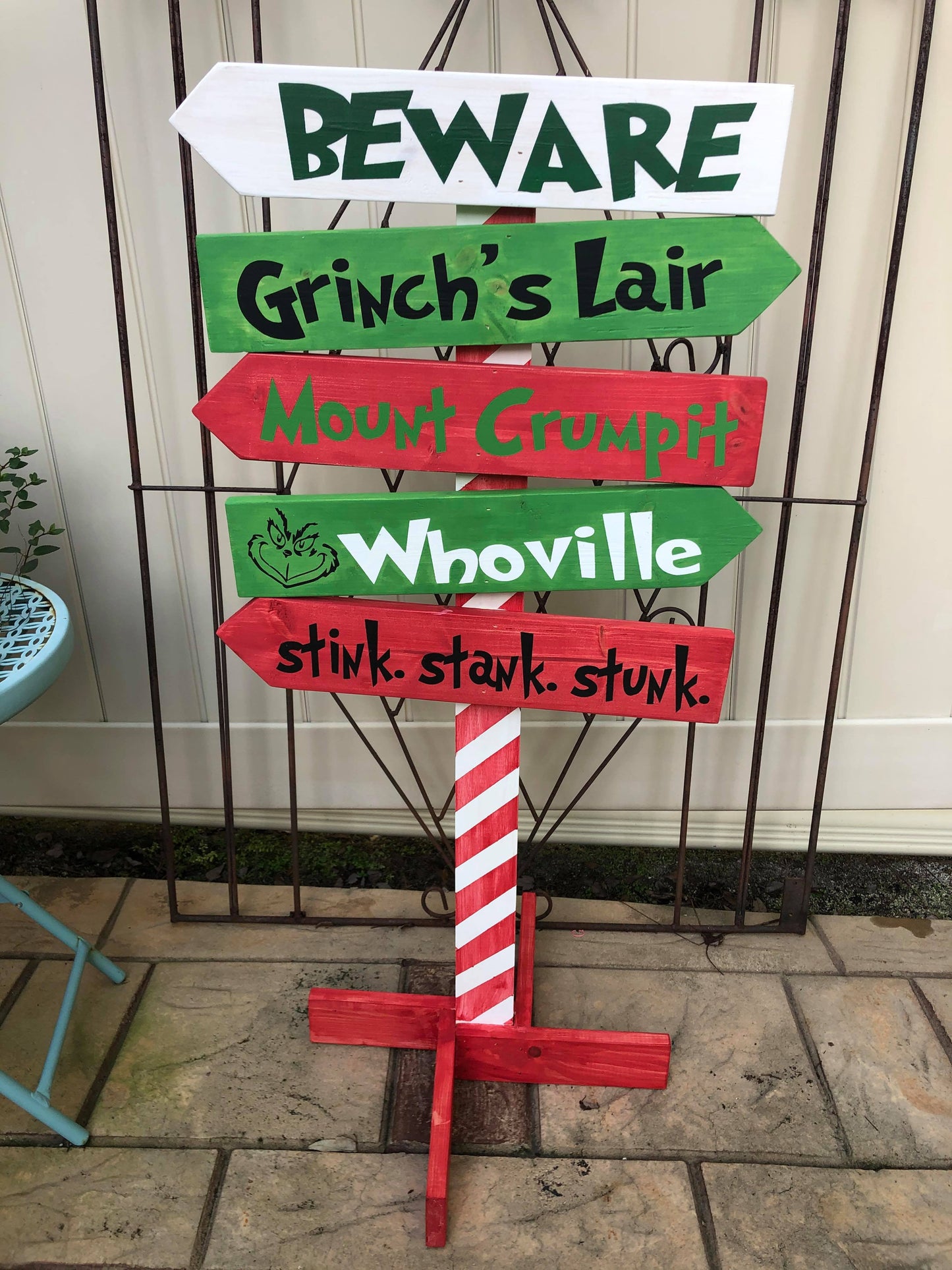 Halloween/Fall/Christmas Directional Sign