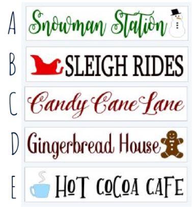 Halloween/Fall/Christmas Directional Sign