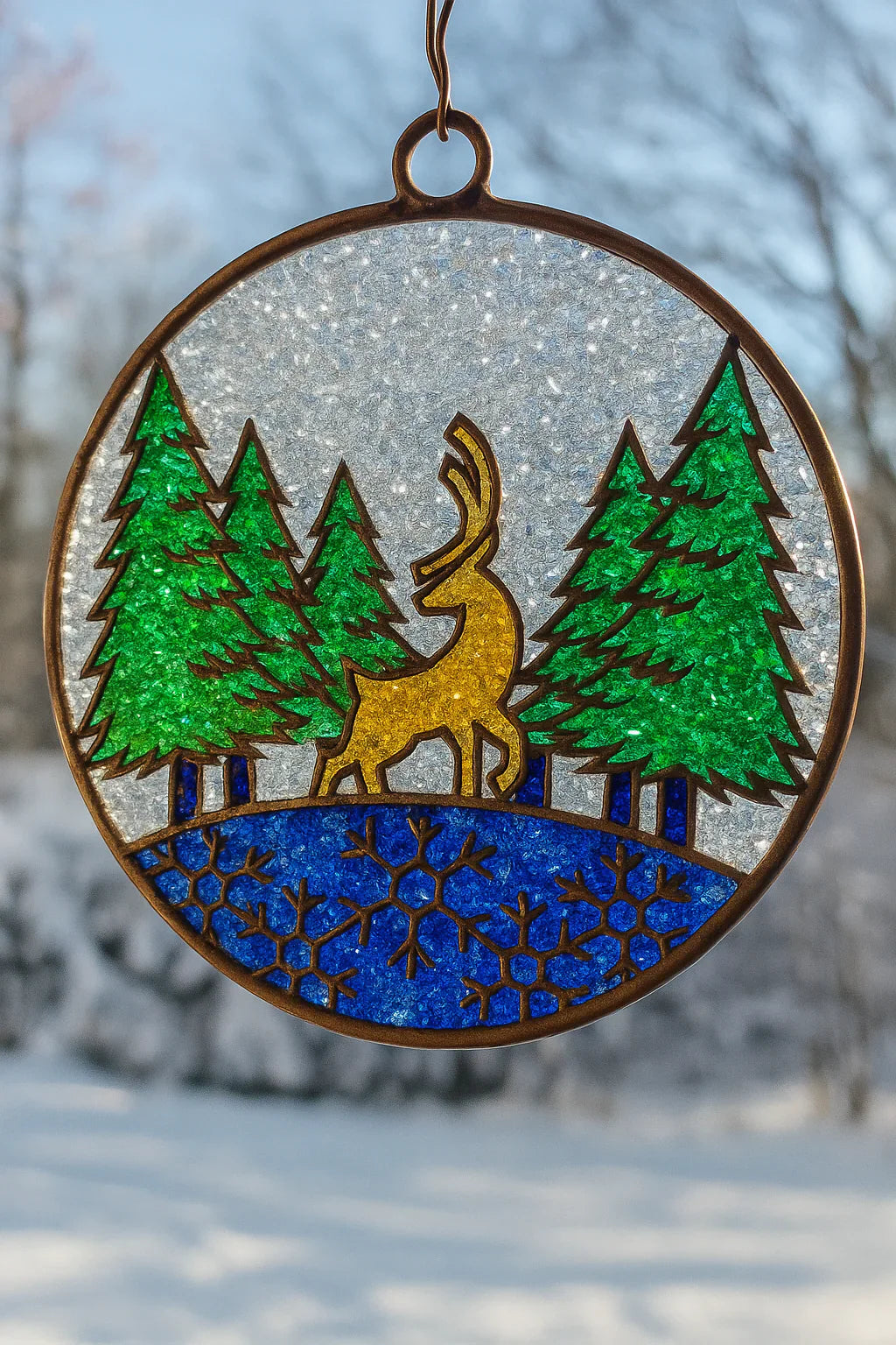 Faux Stained Glass Sun Catchers