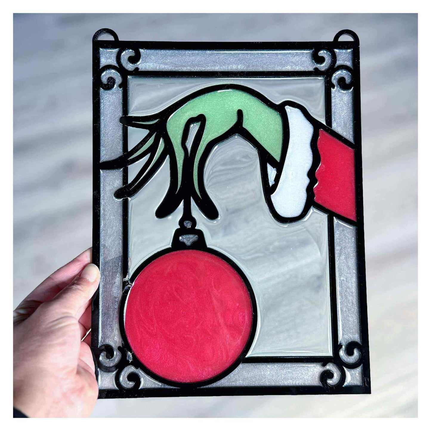 Christmas Faux Stained Glass workshop