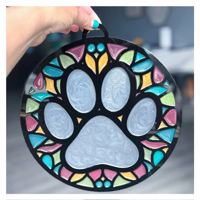 Faux Stained Glass Sun Catchers