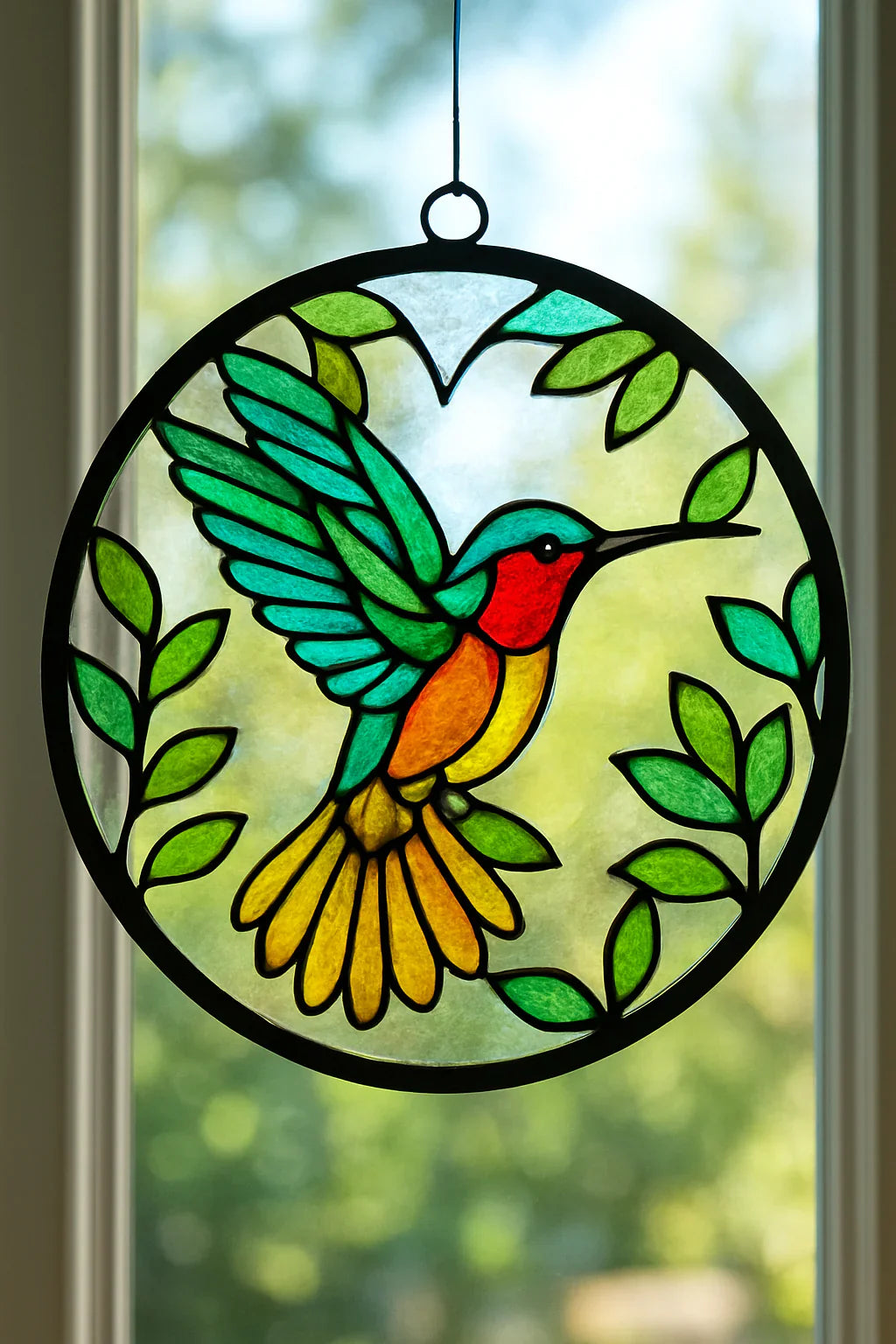 Faux Stained Glass Sun Catchers