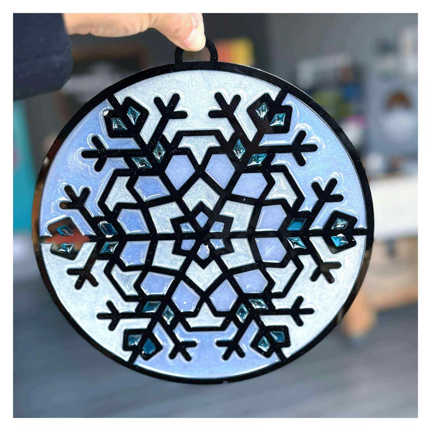Christmas Faux Stained Glass workshop