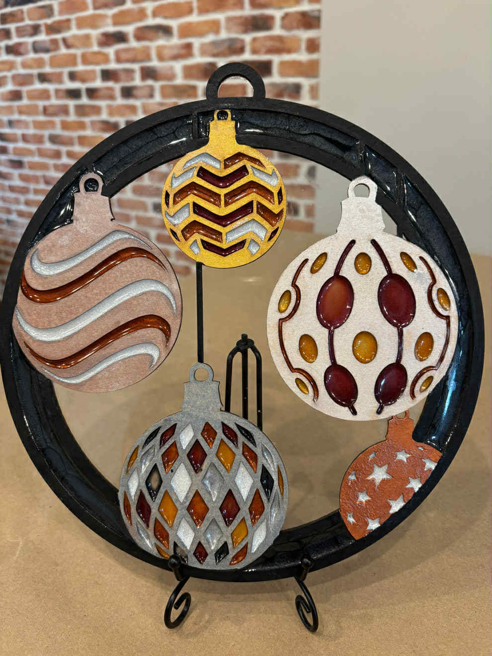 Christmas Faux Stained Glass workshop