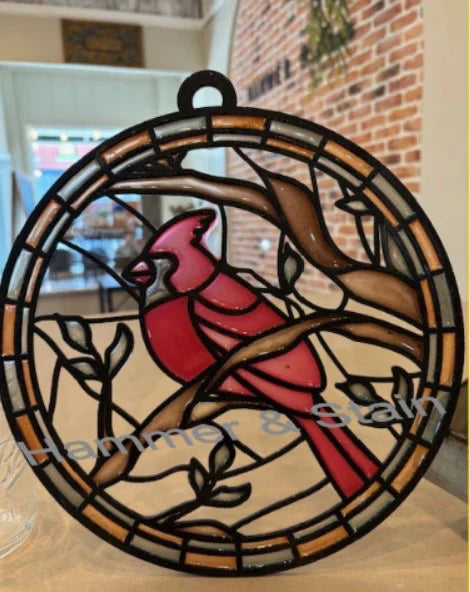 Faux Stained Glass Sun Catchers