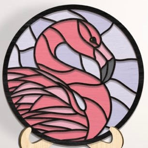 Faux Stained Glass Sun Catchers