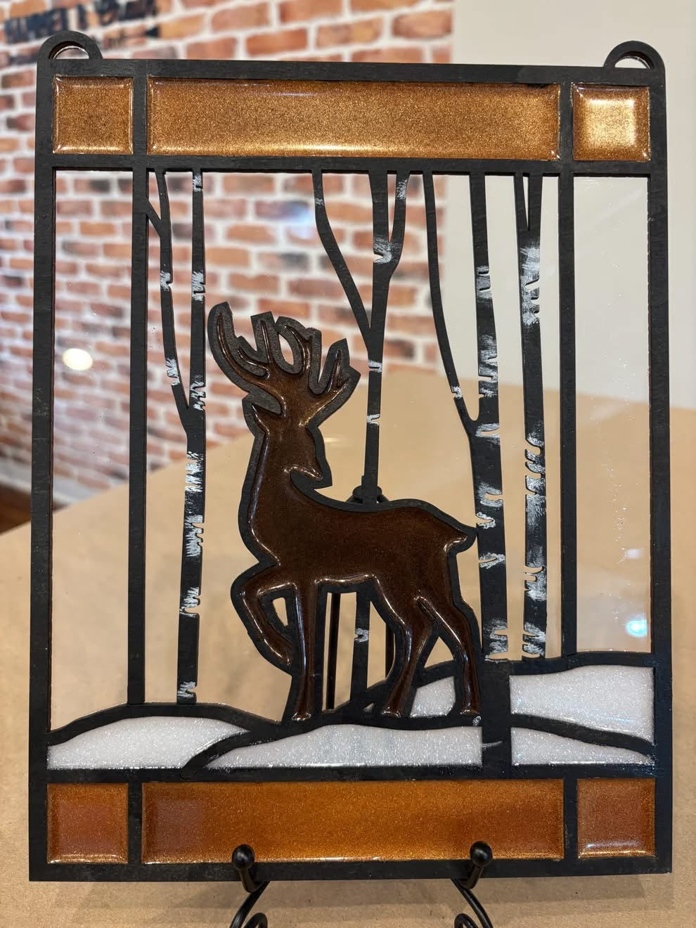 Christmas Faux Stained Glass workshop