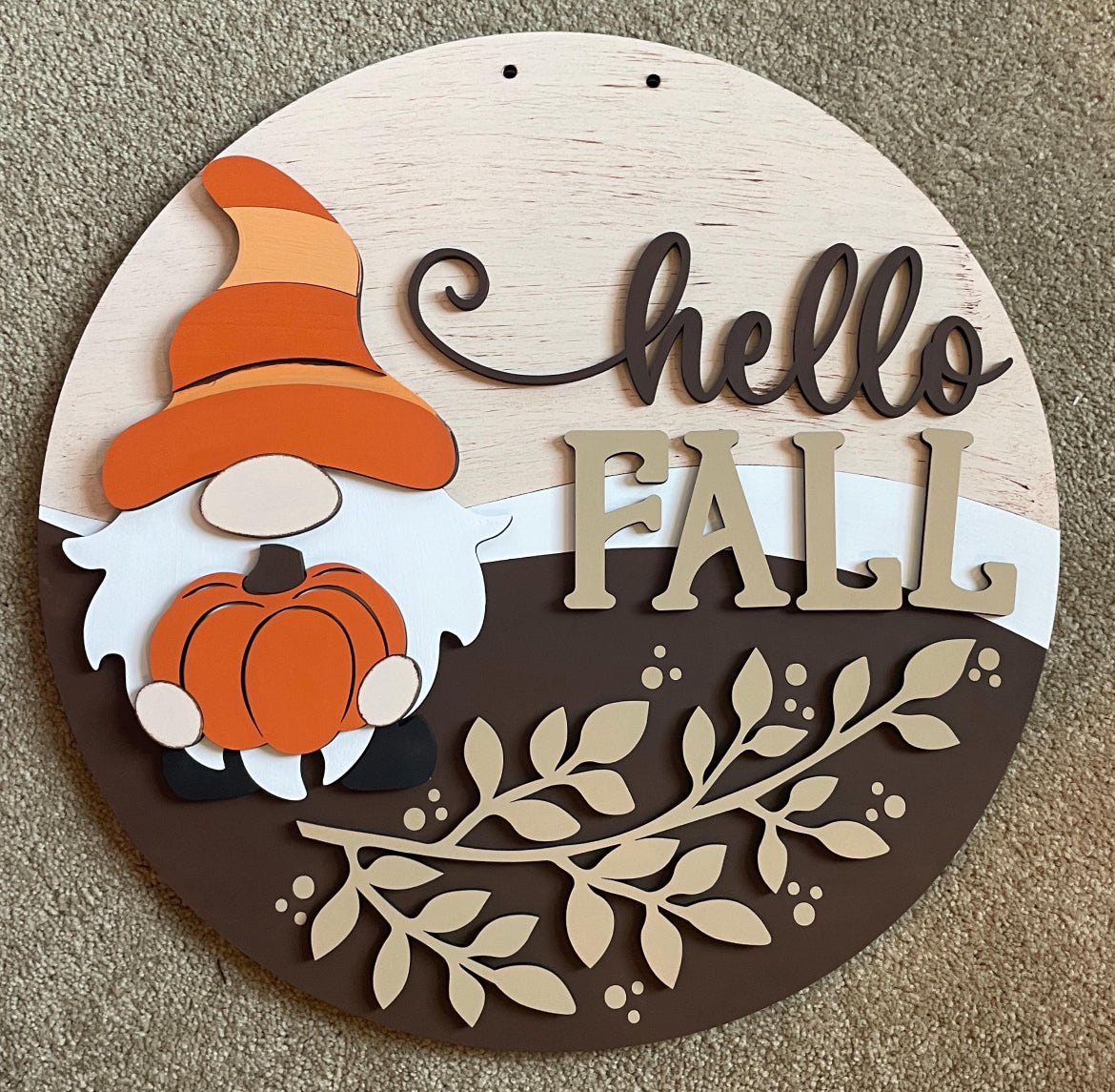 small 3D Fall Doorhangers-10/9/24