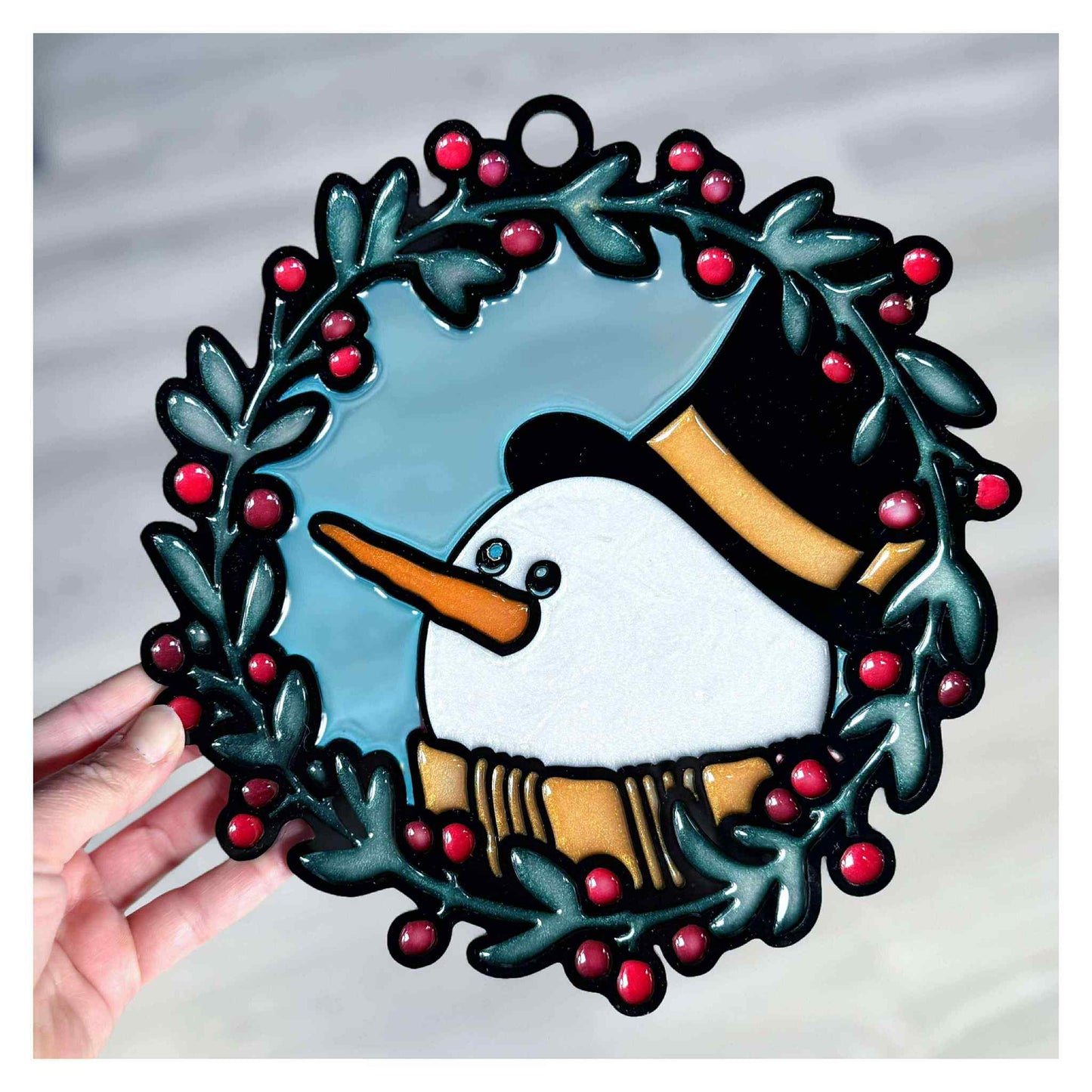 Christmas Faux Stained Glass workshop