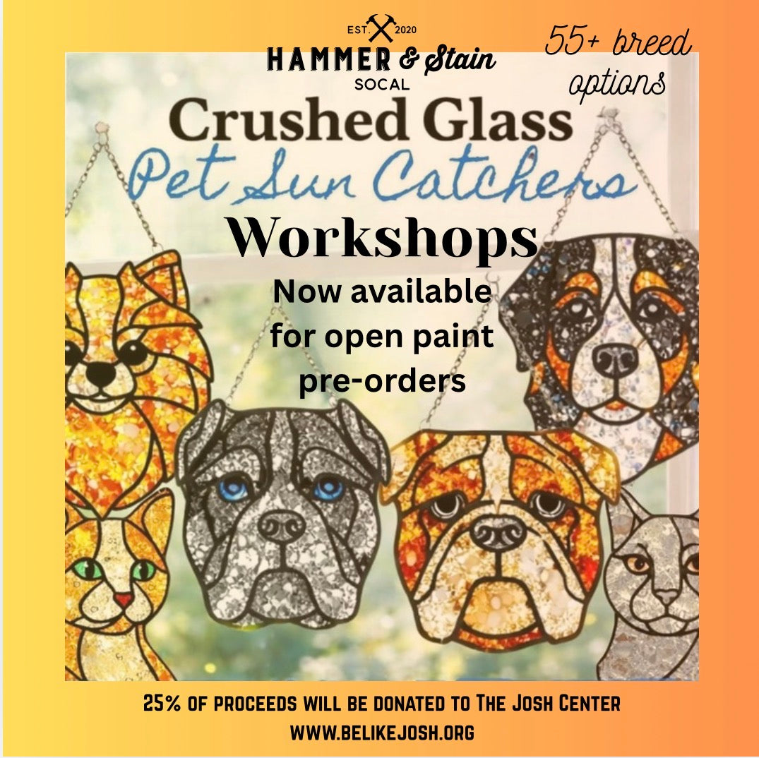 Crushed Glass Pet Sun Catchers