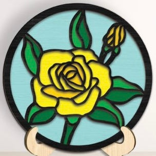 Faux Stained Glass Sun Catchers