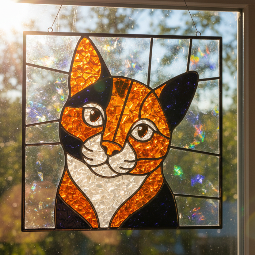Crushed Glass Pet Sun Catchers