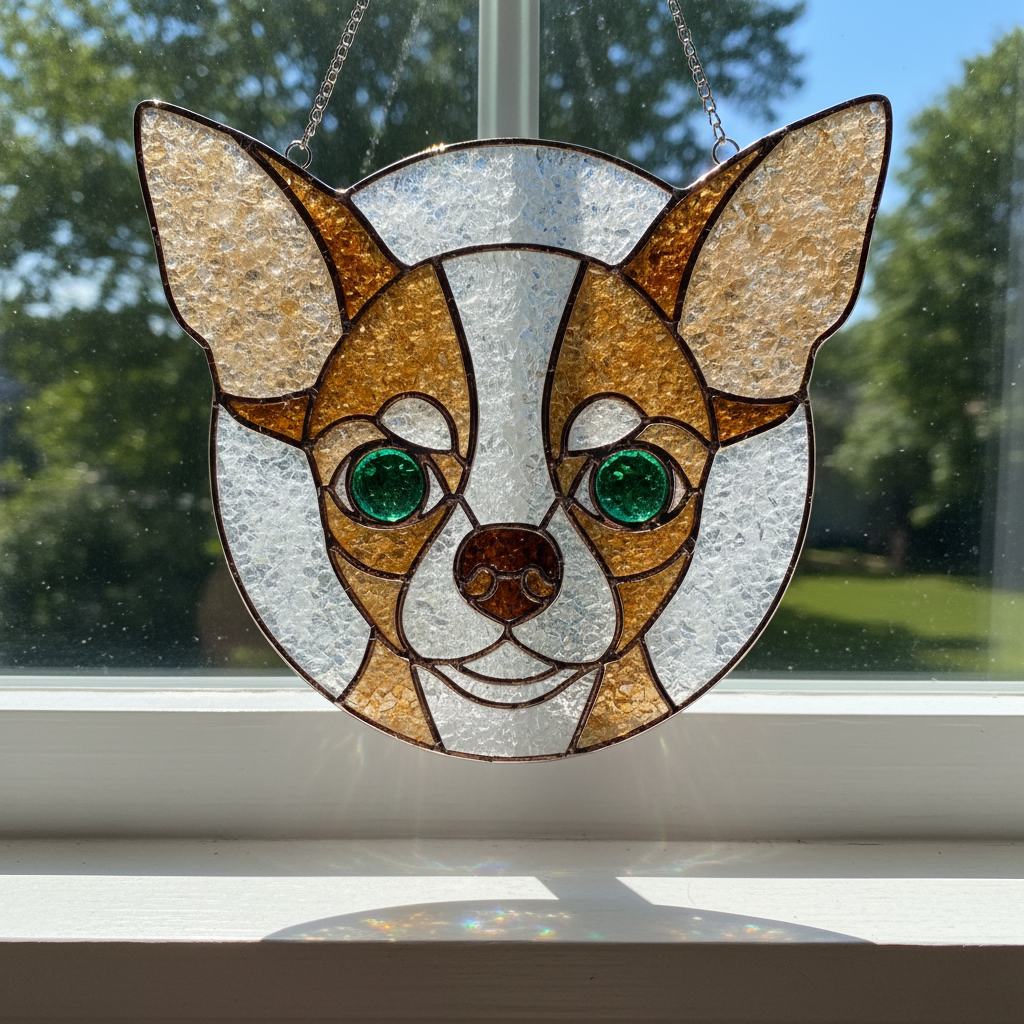 Crushed Glass Pet Sun Catchers