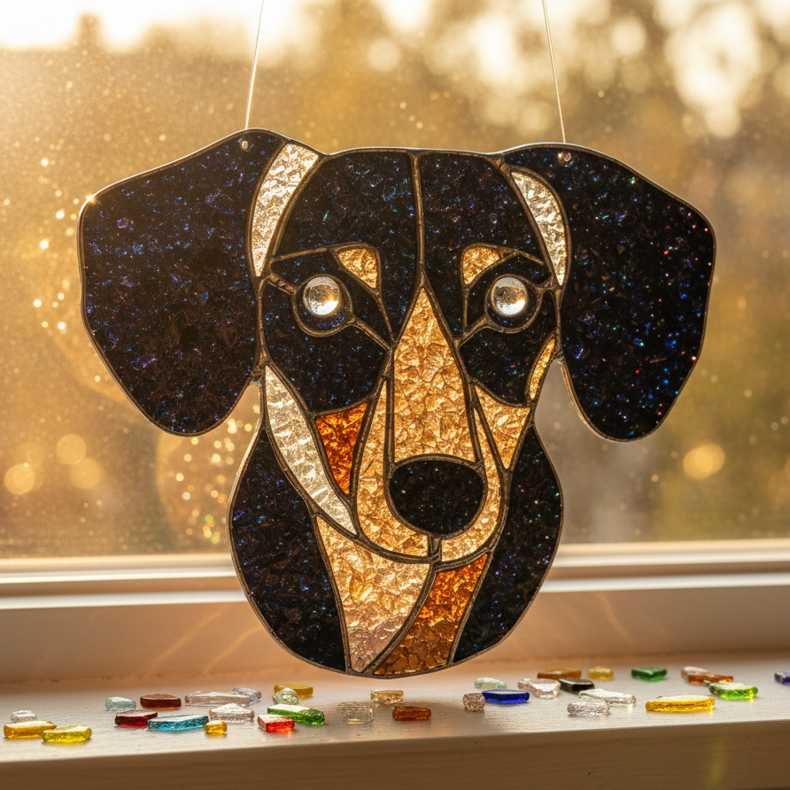 Crushed Glass Pet Sun Catchers