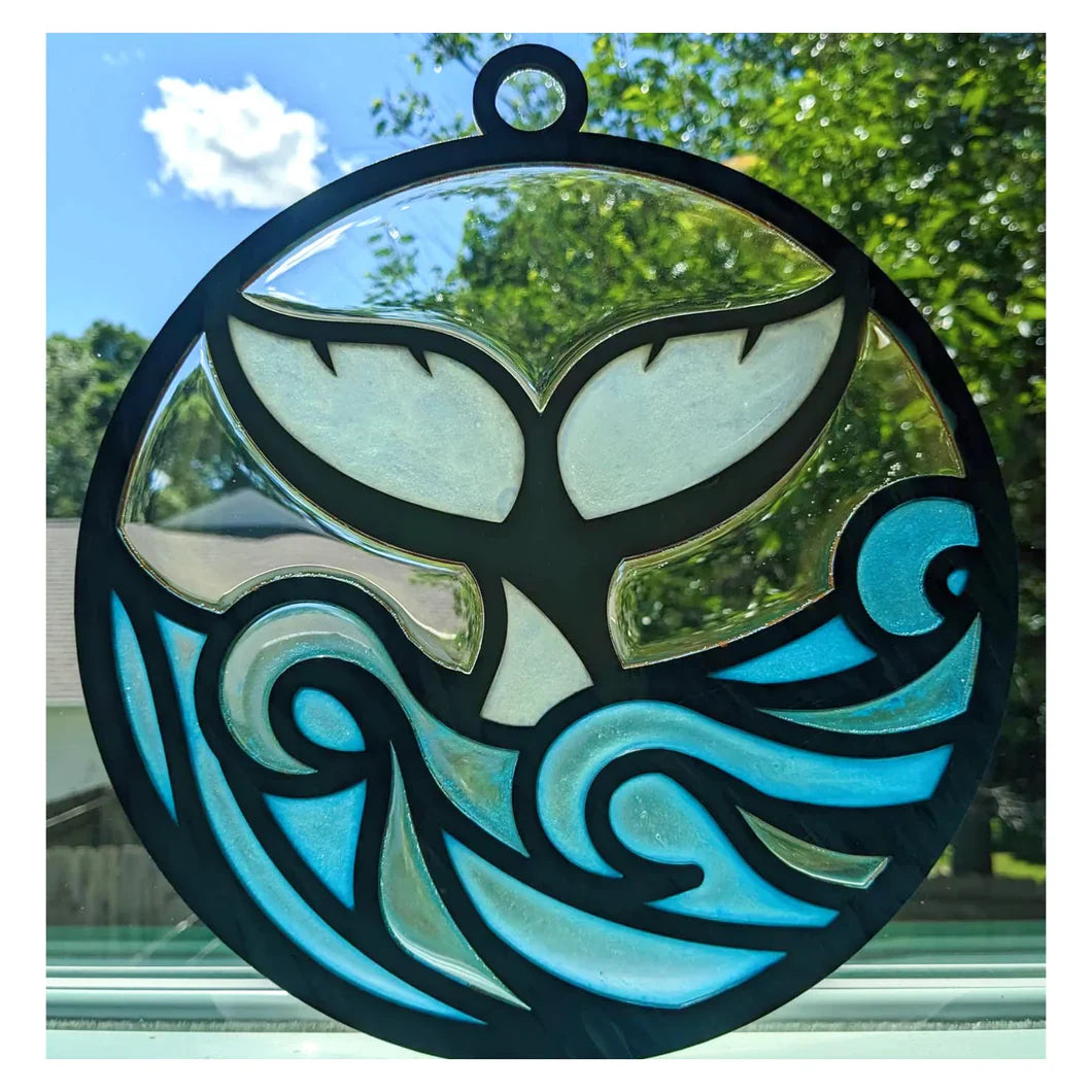 Faux Stained Glass Sun Catchers