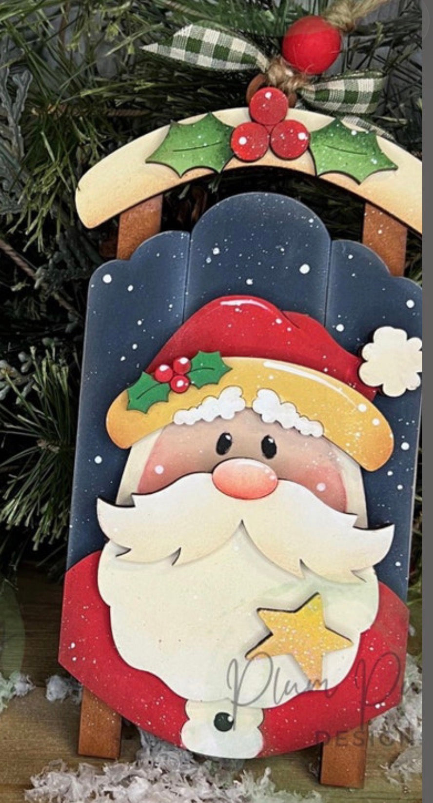 Christmas Door hanger sleds