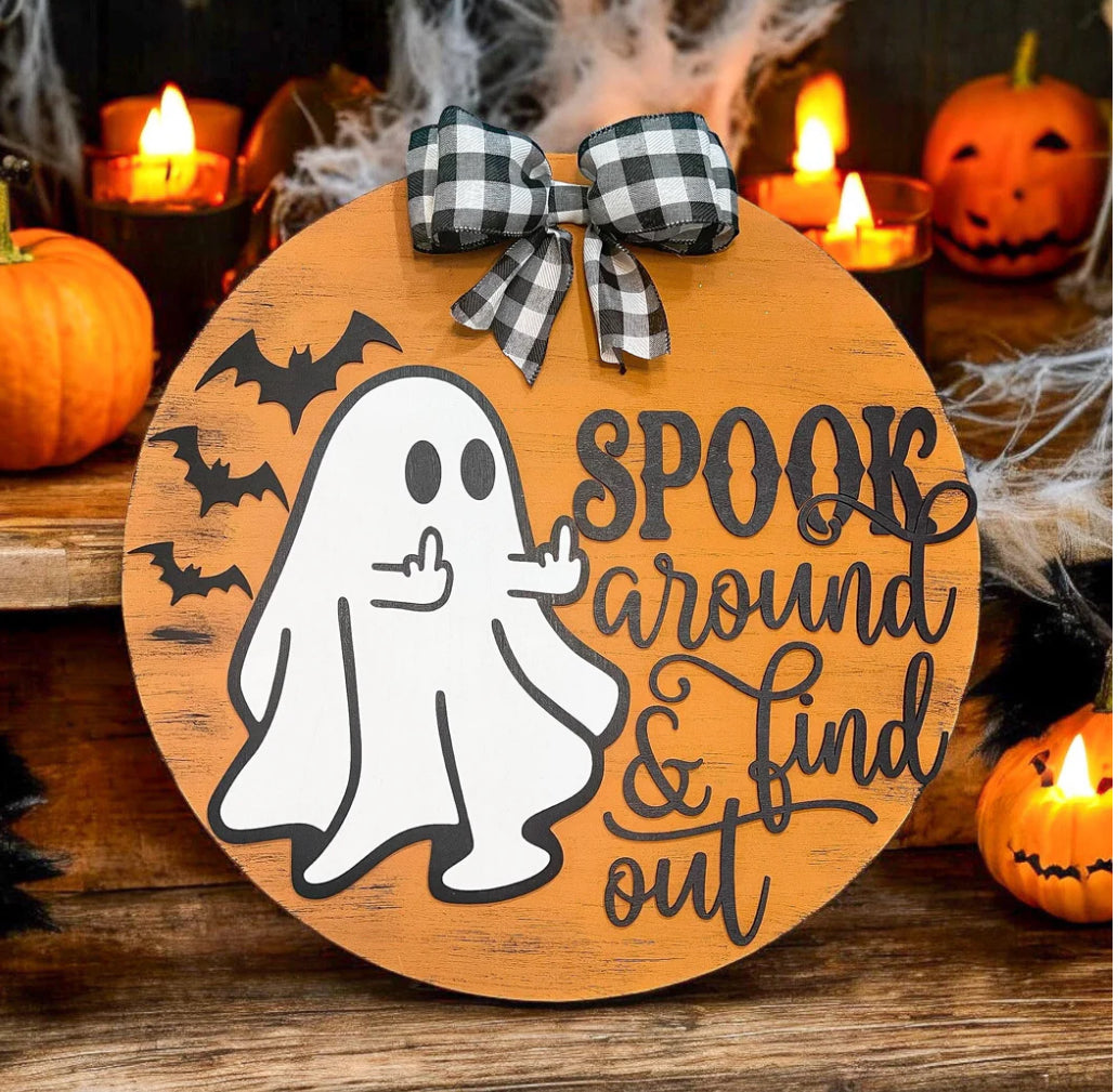 3D Halloween Doorhangers