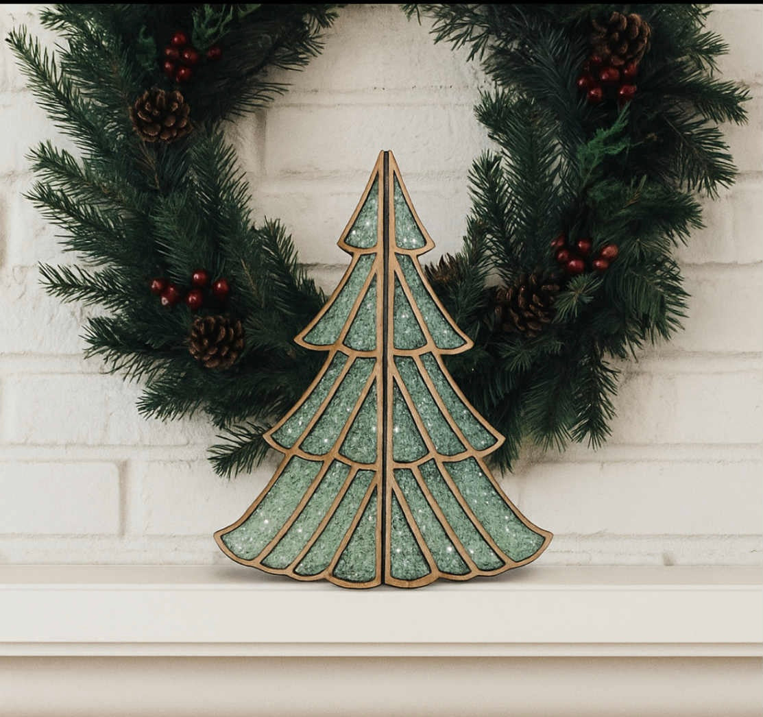 Christmas Faux Stained Glass workshop