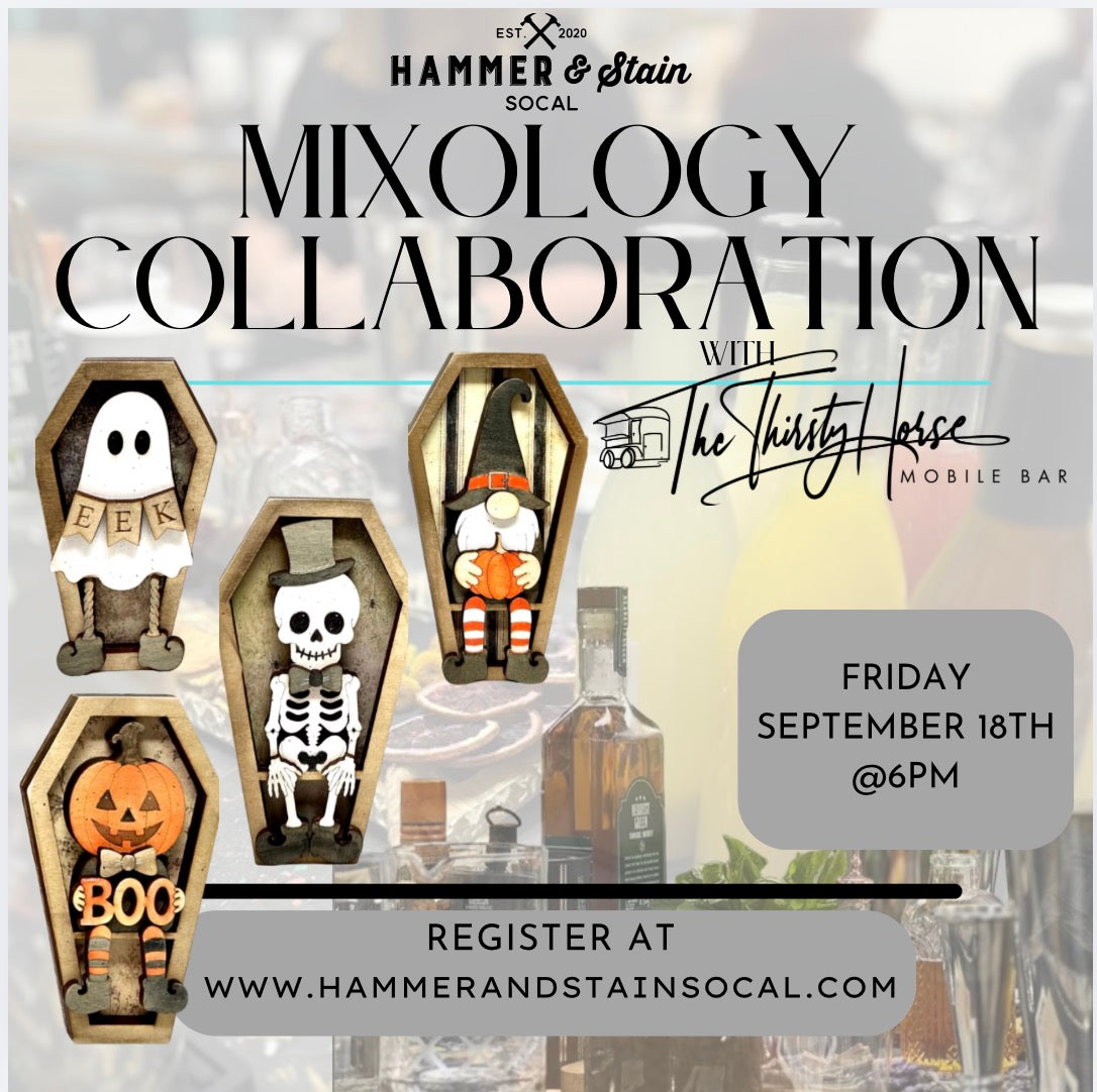 Friday, September 18th @6pm-Mixology Collaboration with The Thirsty Horse