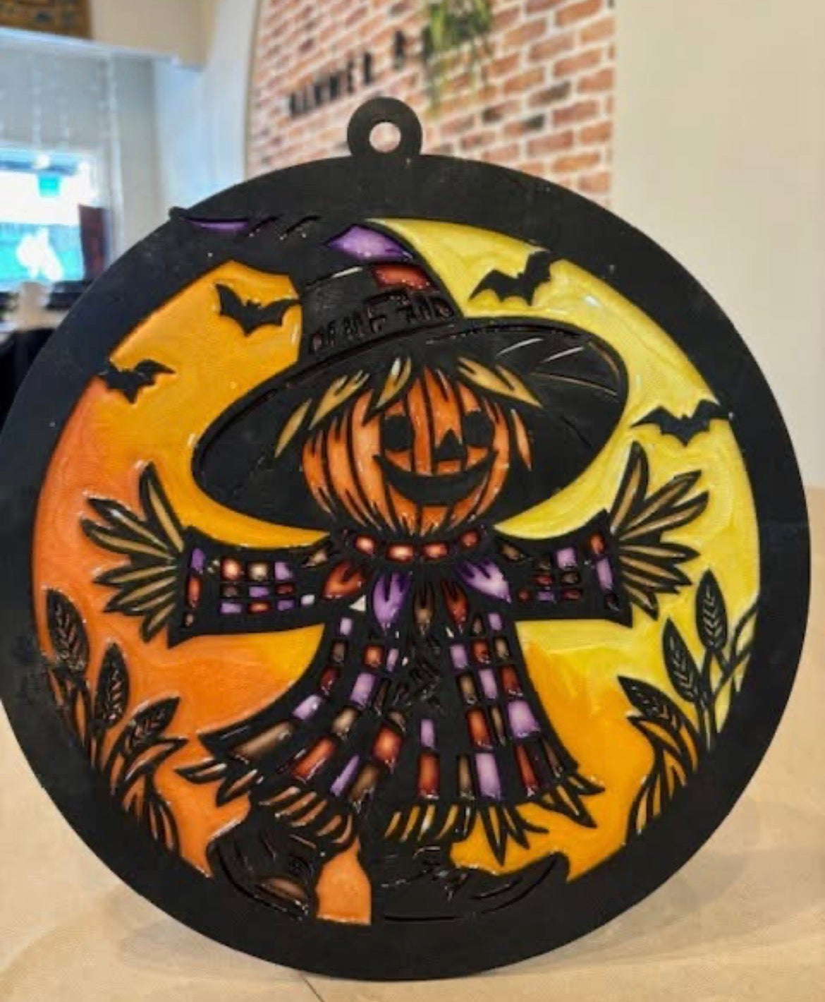 Fall & Halloween Faux Stained Glass Sun Catchers