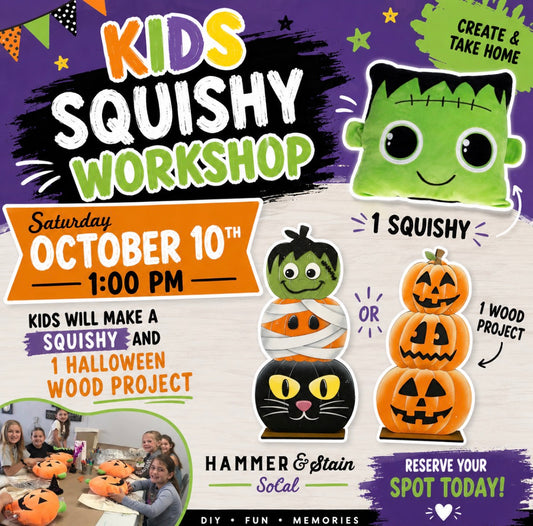 Saturday, October 10th @1pm-Kids Halloween Squishy Event