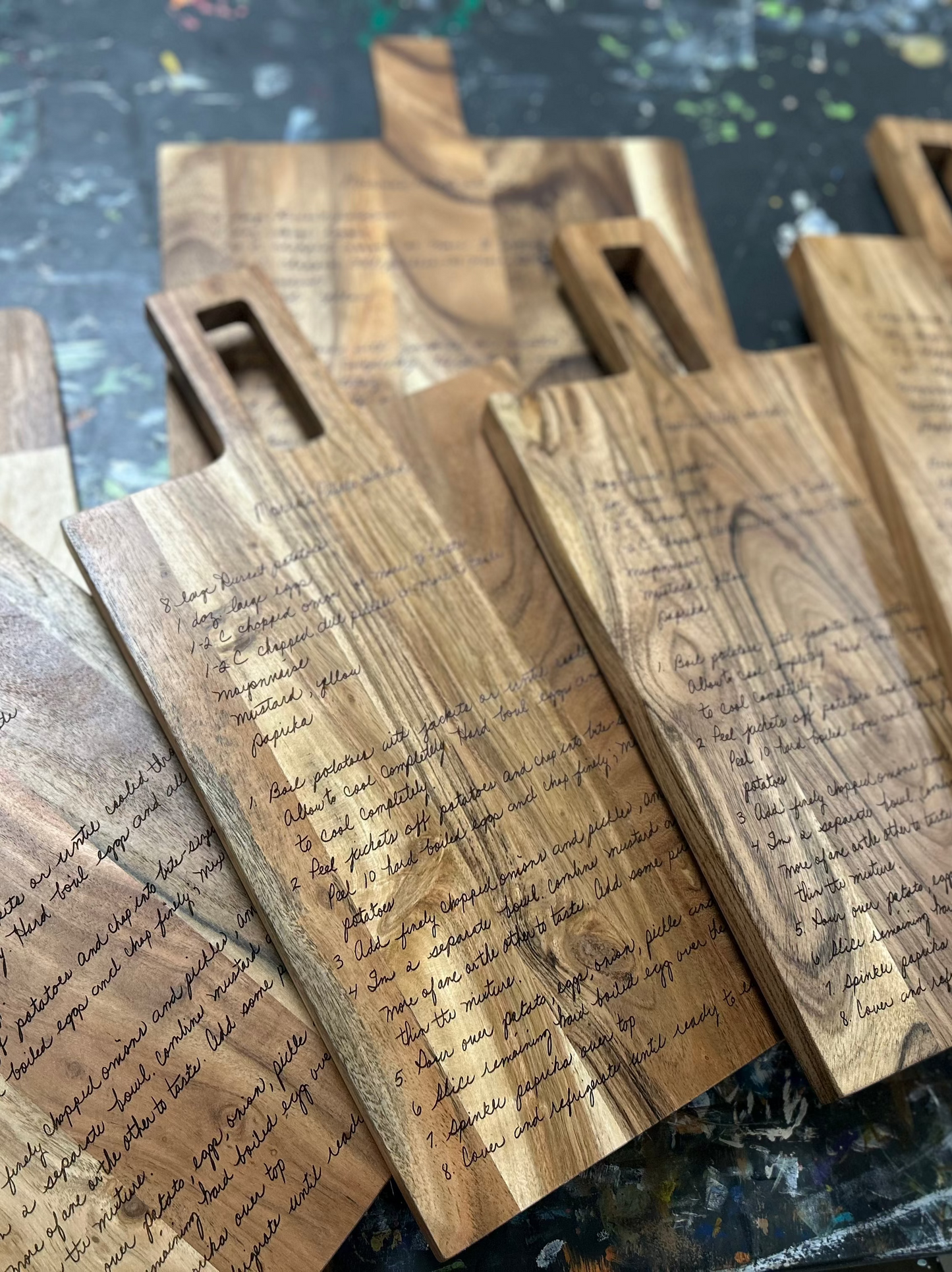 Custom cutting boards