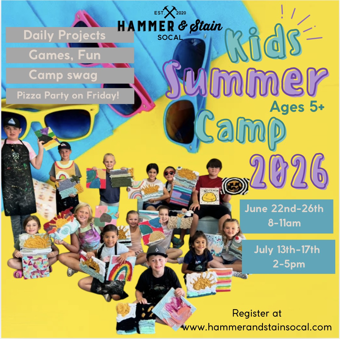 WEEKLY Summer Art Camp for Kids Ages 5+