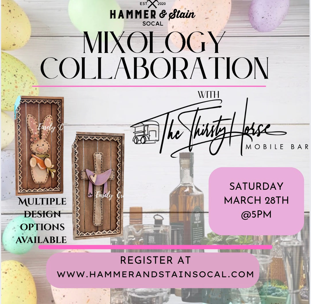 Saturday, March 28th @5pm-Mixology Collaboration with The Thirsty Horse