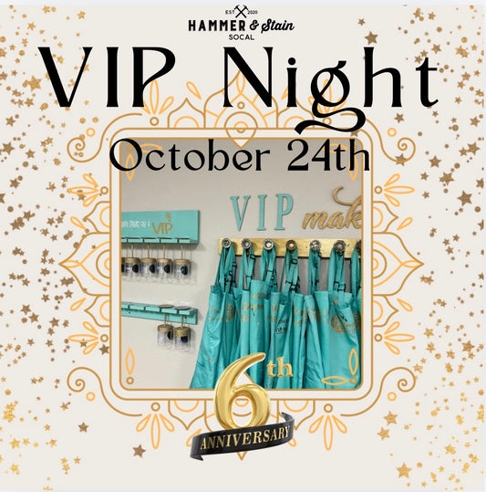 Saturday, October 24th- VIP Night!!!