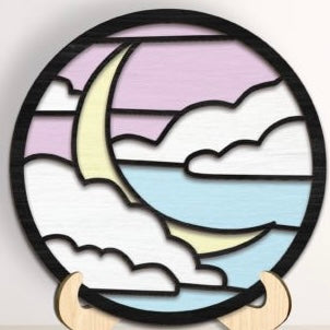 Faux Stained Glass Sun Catchers