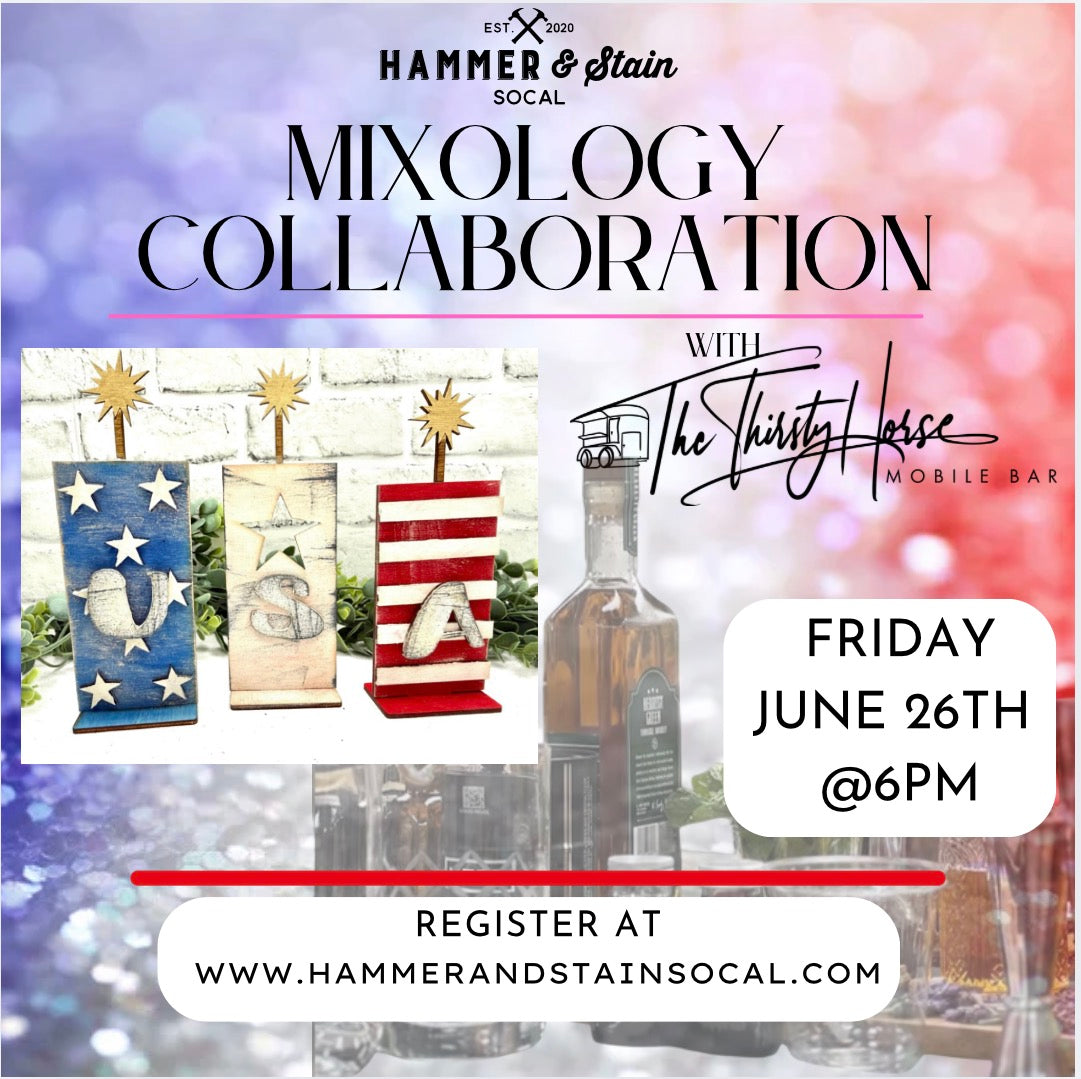 Friday, June 26th @6pm-Mixology Collaboration with The Thirsty Horse