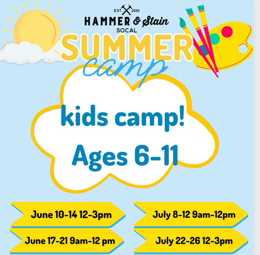 WEEKLY Summer Art Camp for Kids Ages 6-11