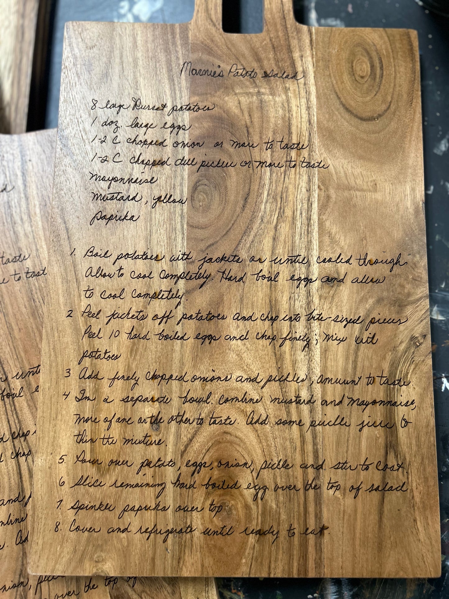 Custom cutting boards