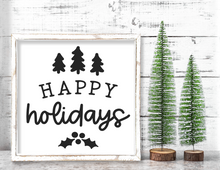 Christmas 18x18 framed signs