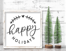 Christmas 18x18 framed signs