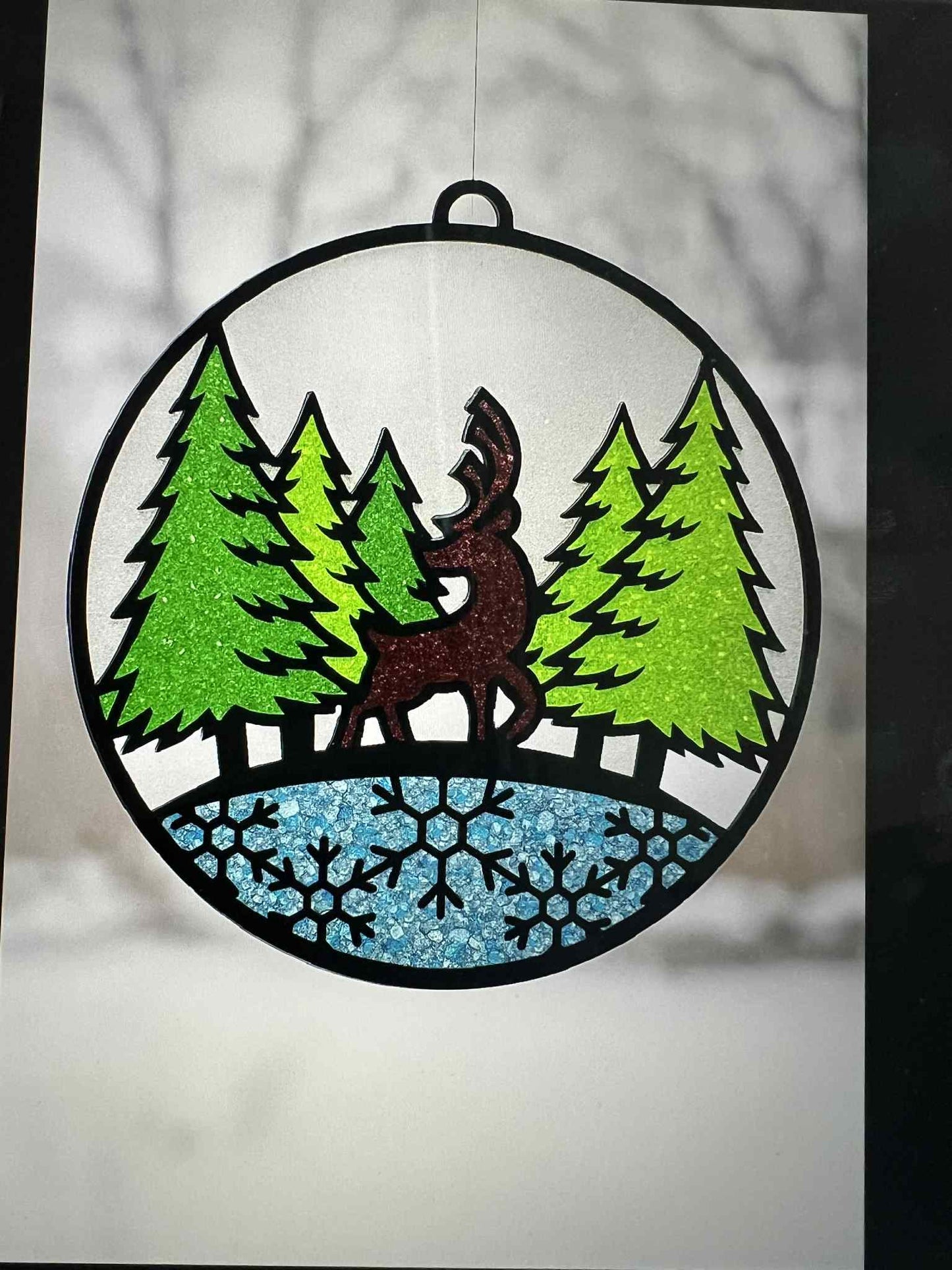 Christmas Faux Stained Glass workshop