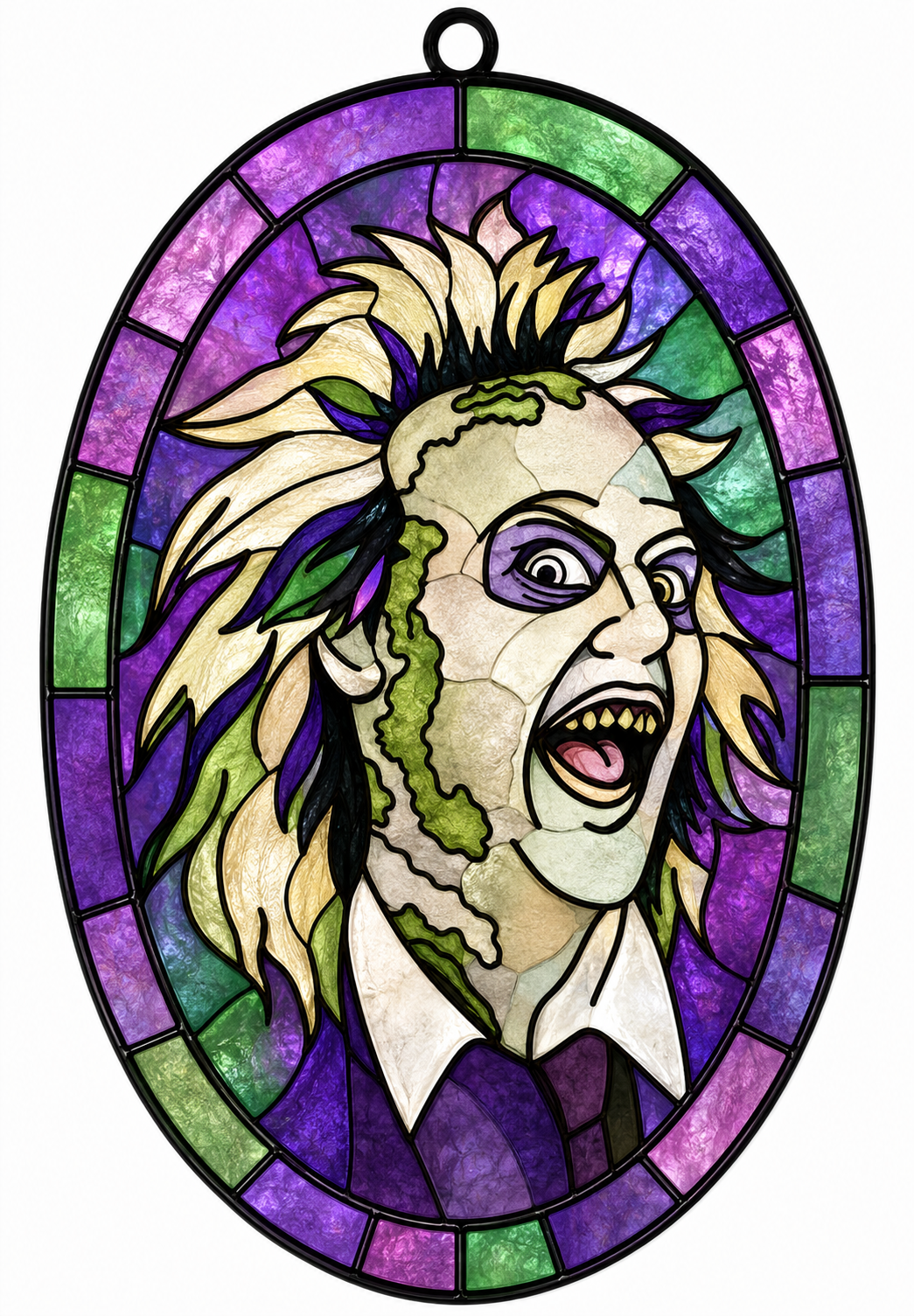 Fall & Halloween Faux Stained Glass Sun Catchers