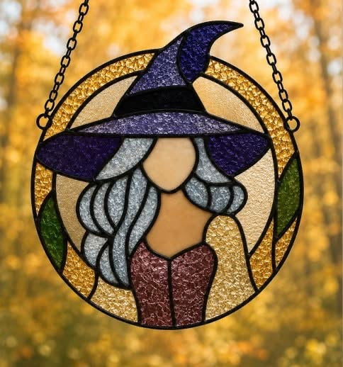 Fall & Halloween Faux Stained Glass Sun Catchers
