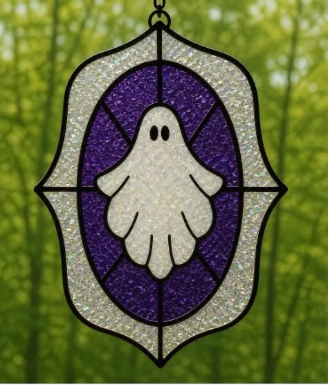 Fall & Halloween Faux Stained Glass Sun Catchers
