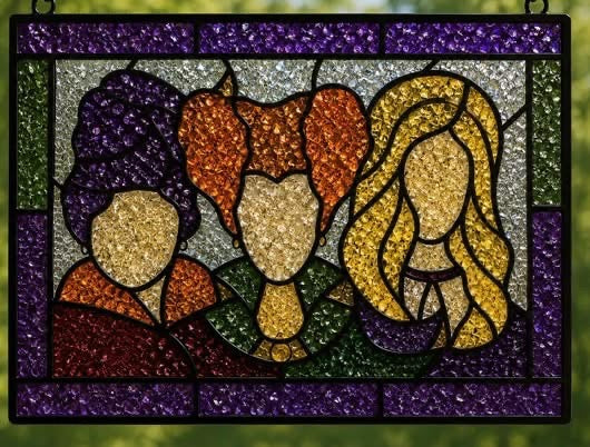 Fall & Halloween Faux Stained Glass Sun Catchers