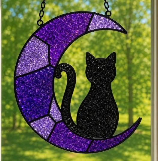 Fall & Halloween Faux Stained Glass Sun Catchers