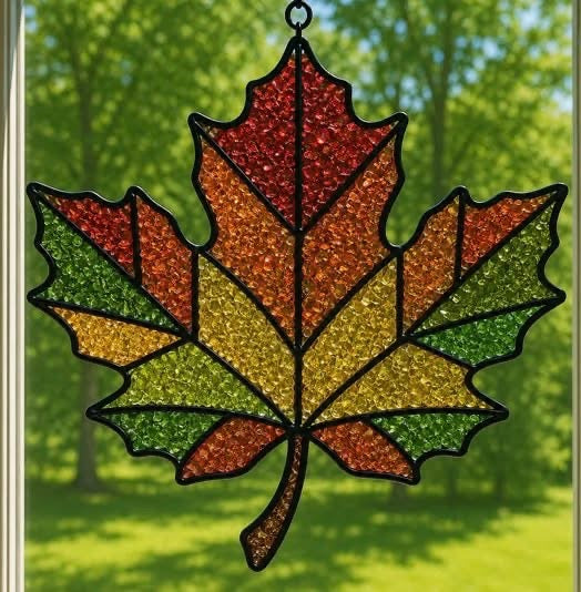 Fall & Halloween Faux Stained Glass Sun Catchers