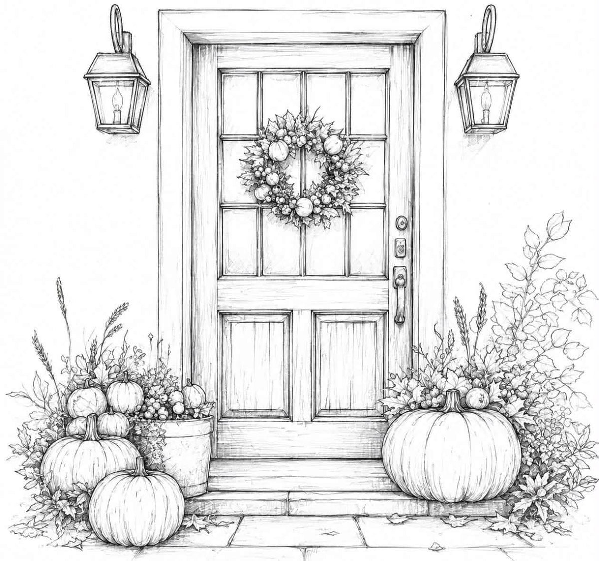Fall/Halloween water coloring for beginners