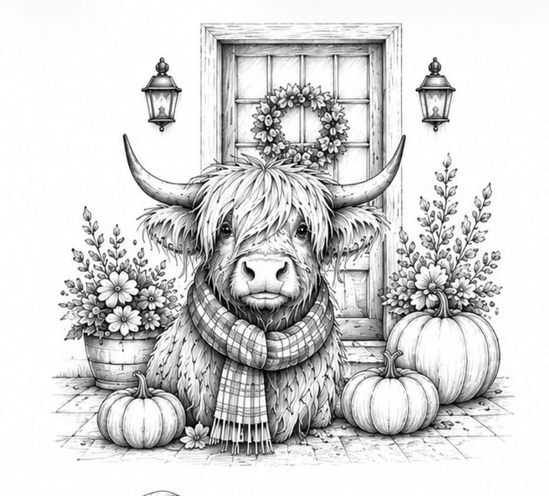 Fall/Halloween water coloring for beginners