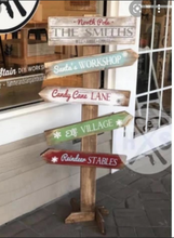 Christmas Directional Sign-12/19/23